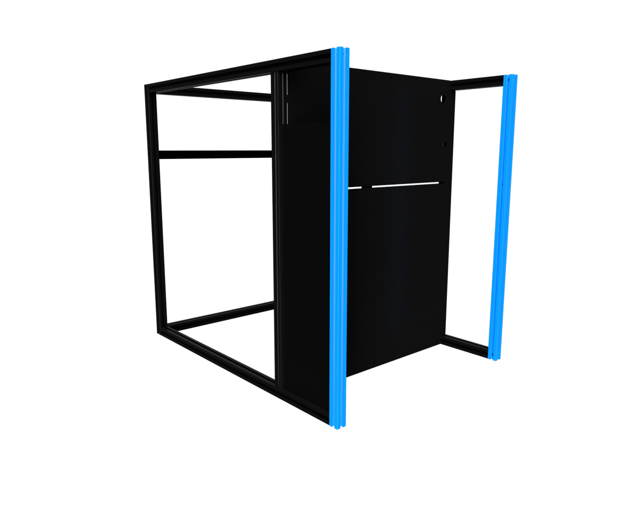 Step 8 – Install corner extrusions